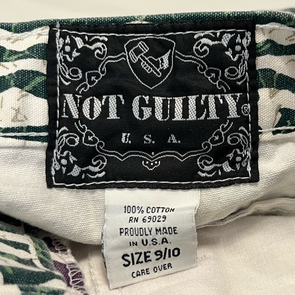 Vintage Printed Denim High Waisted Colorful Funky Mom Shorts Size 9/ 10 - Picture 5 of 8